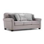 Lewiston Sofa, Loveseat and Chair Set - Cement and Graphite