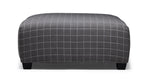 Lewiston Ottoman - Charcoal