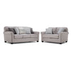 Lewiston Sofa and Loveseat Set - Cement