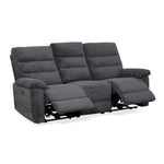 Lucie Dual Reclining Sofa - Charcoal