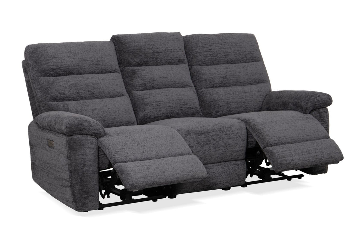 Lucie Dual Reclining Sofa - Charcoal