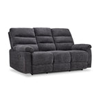 Lucie Dual Reclining Sofa and Recliner Set - Charcoal