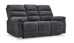 Lucie Reclining Sofa - Charcoal