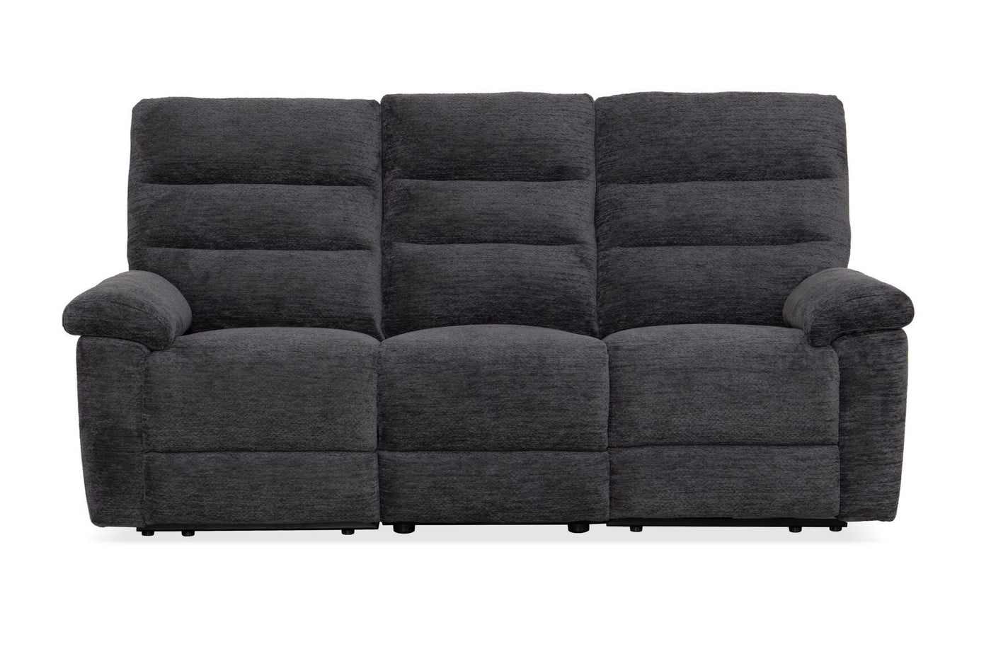 Lucie Dual Reclining Sofa - Charcoal
