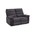 Lucie Dual Reclining Loveseat - Charcoal