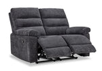 Lucie Reclining Loveseat - Charcoal
