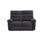 Lucie Dual Reclining Loveseat - Charcoal