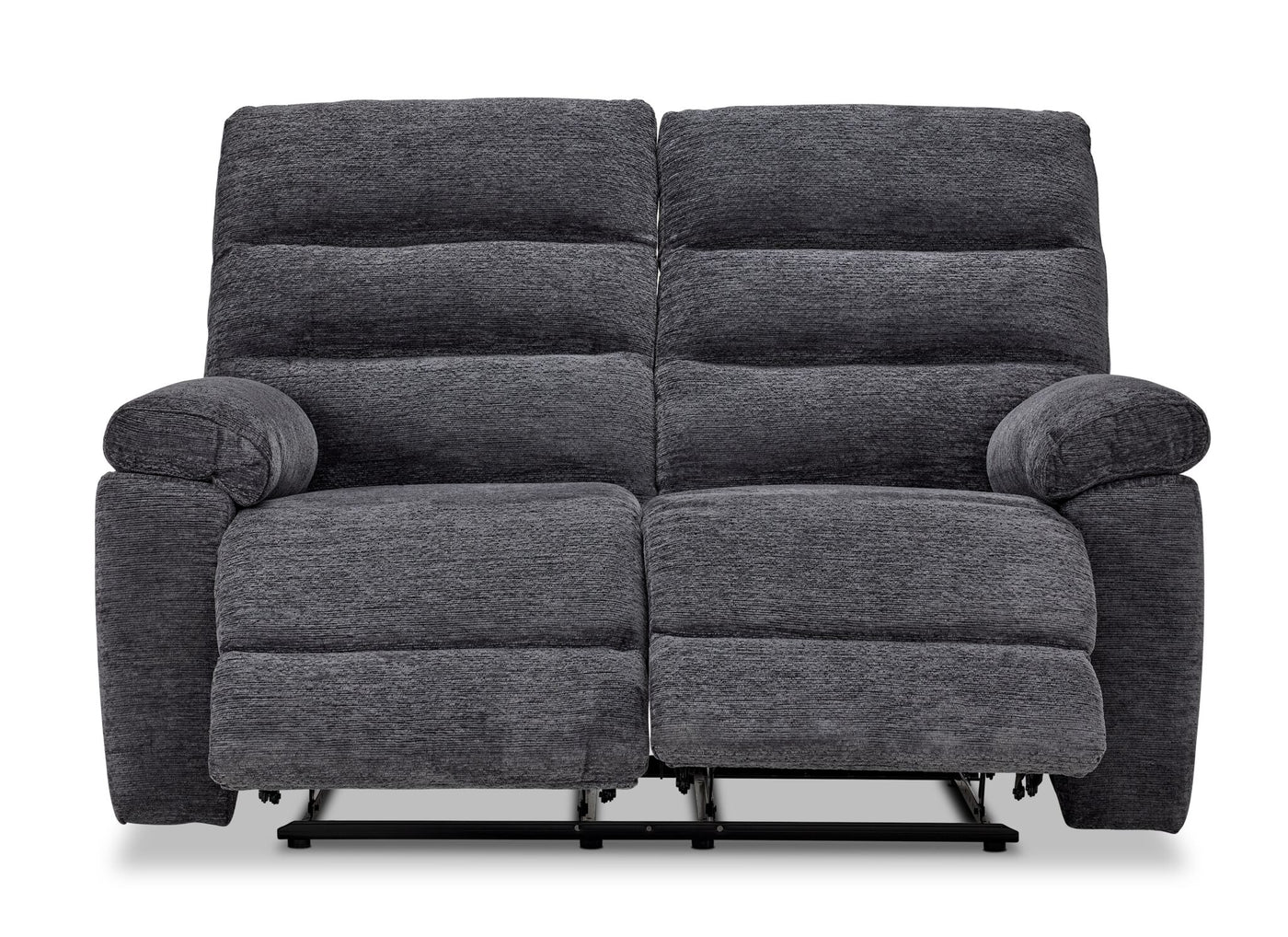 Lucie Dual Reclining Loveseat - Charcoal