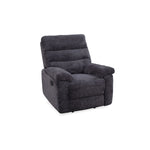 Lucie Dual Reclining Chair - Charcoal