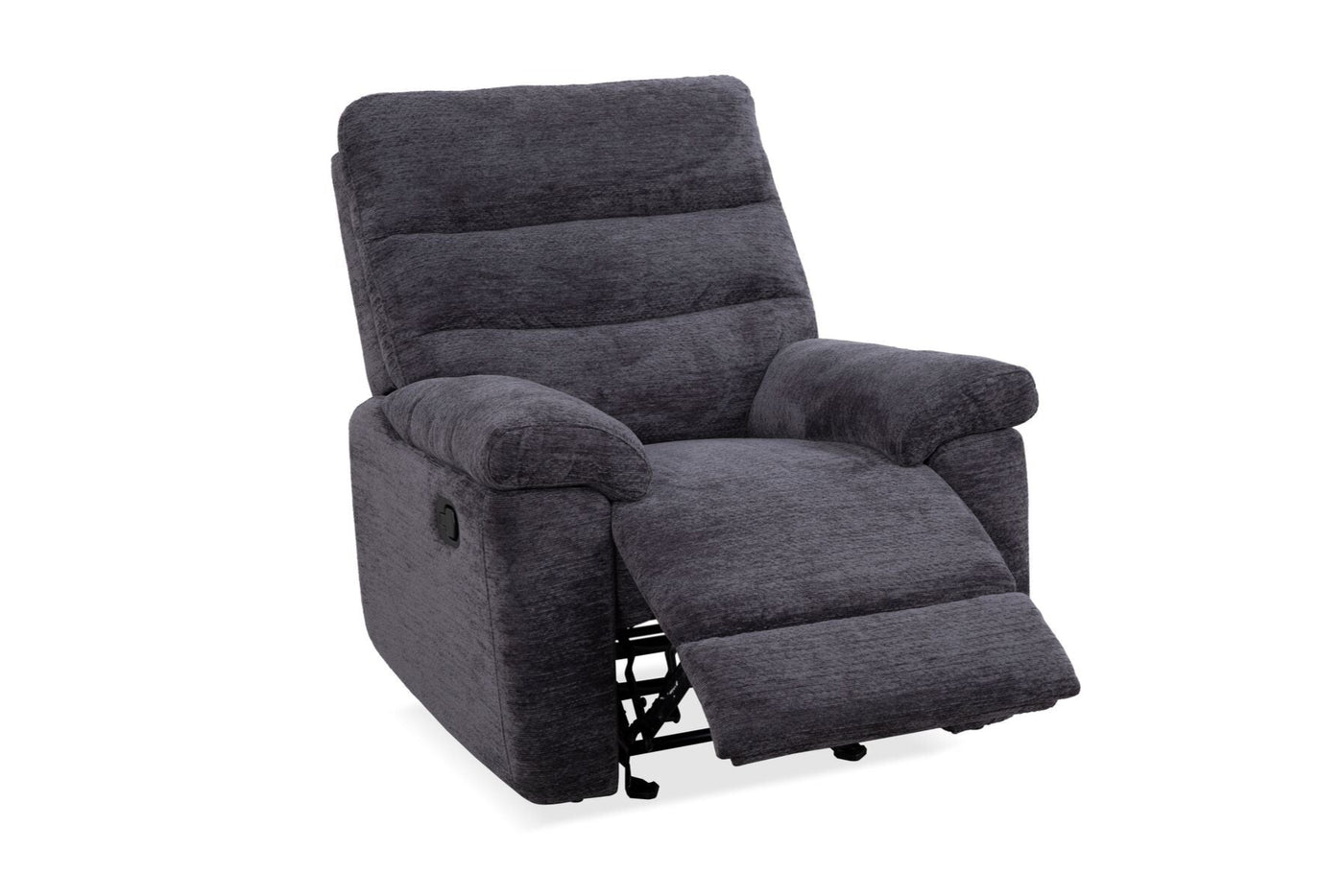 Lucie Dual Reclining Chair - Charcoal