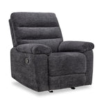 Lucie Dual Reclining Sofa and Recliner Set - Charcoal