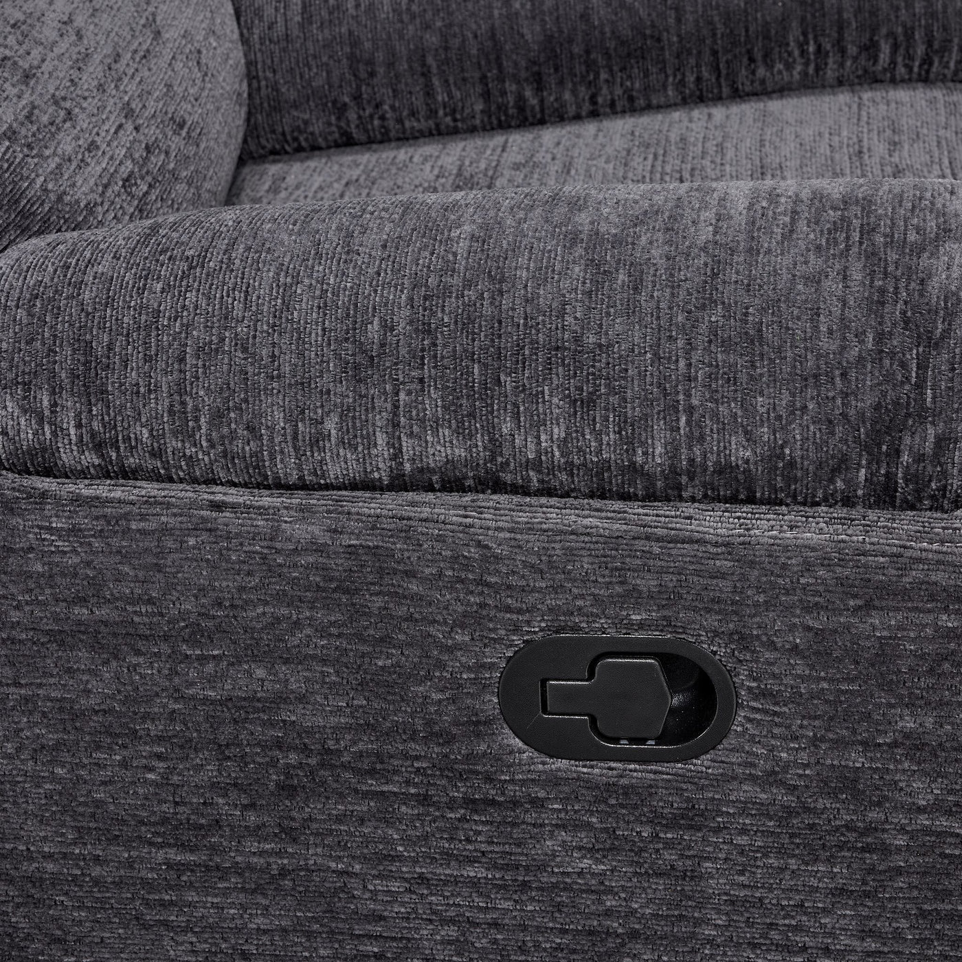Lucie Dual Reclining Sofa and Loveseat Set - Charcoal
