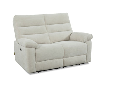 Lucie Dual Reclining Loveseat - Ivory