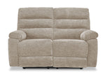 Lucie Reclining Loveseat - Ivory