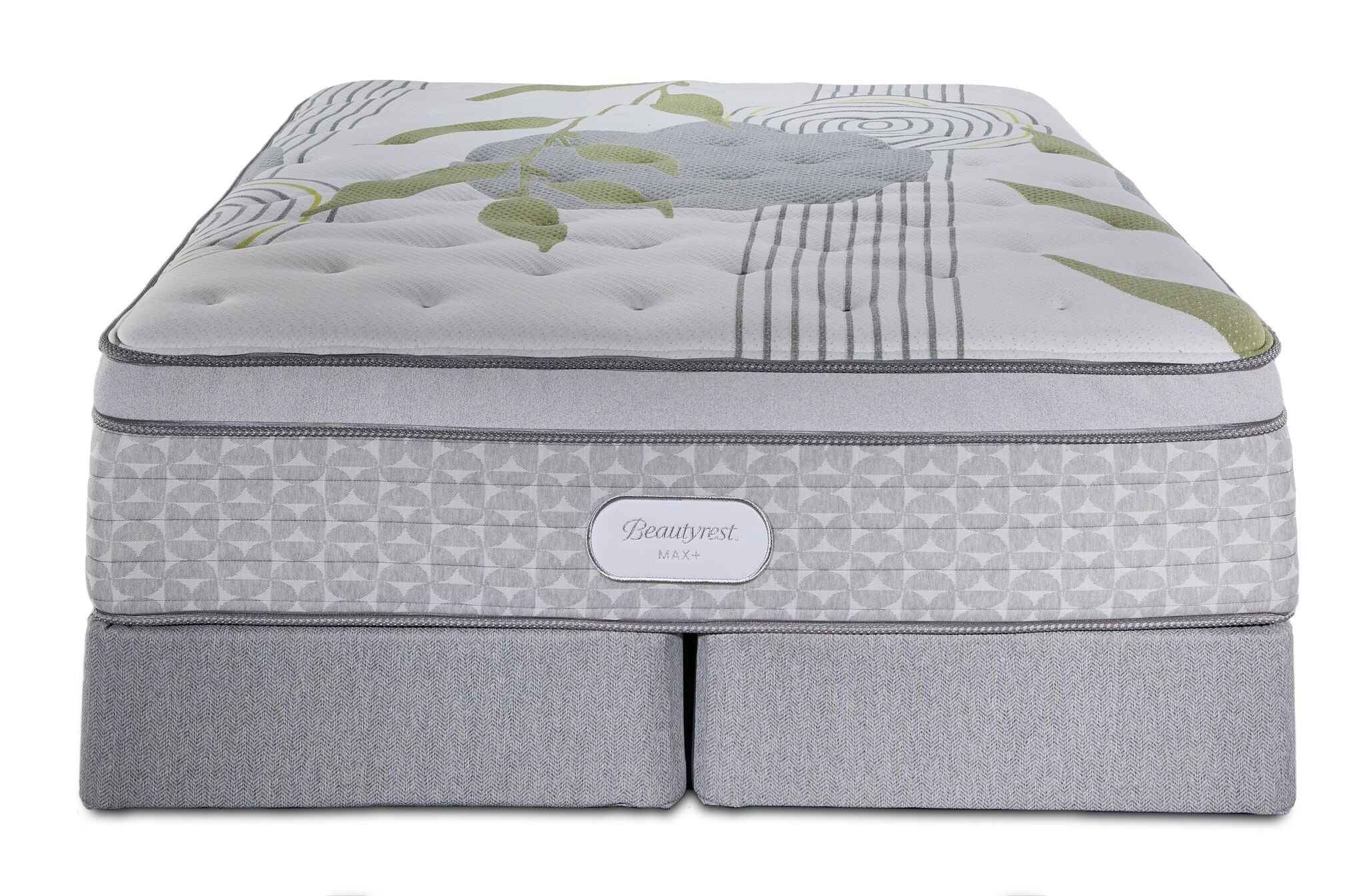 Beautyrest Max+ Lumen Euro Top Luxury Firm King Mattress and Split Boxspring Set