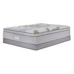 Beautyrest Max+ Lumen Euro Top Luxury Firm Queen Mattress and Low Profile Boxspring Set