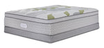 Beautyrest Max+ Lumen Euro Top Luxury Firm Queen Mattress and Low Profile Boxspring Set