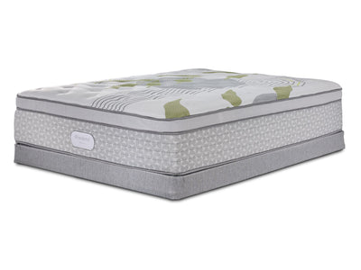 Beautyrest Max+ Lumen Euro Top Luxury Firm Full Mattress and Low Profile Boxspring Set