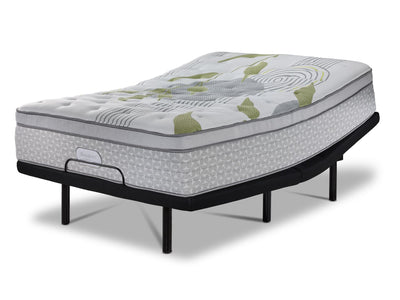 Beautyrest Max+ Lumen Euro Top Luxury Firm Full Mattress and L2 Motion Pro Adjustable Base
