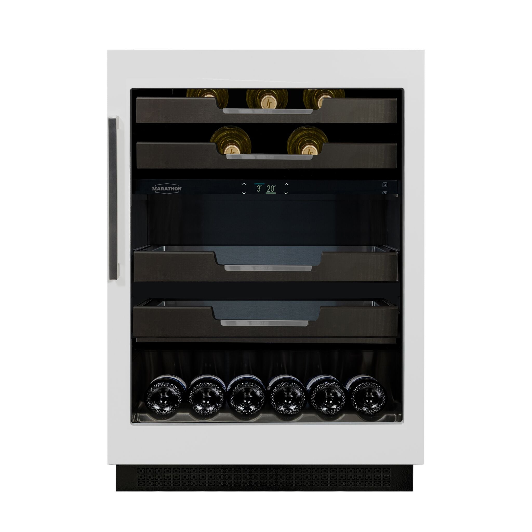 Marathon 24" Dual-Zone Panel-Ready Wine & Beverage Cooler – M4-D250PANR
