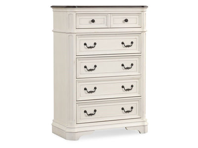 Macey 6 Drawer Chest - White