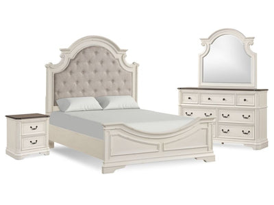 Macey 6-Piece King Bedroom Package - White