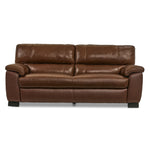 Maddox Leather Sofa - Cognac