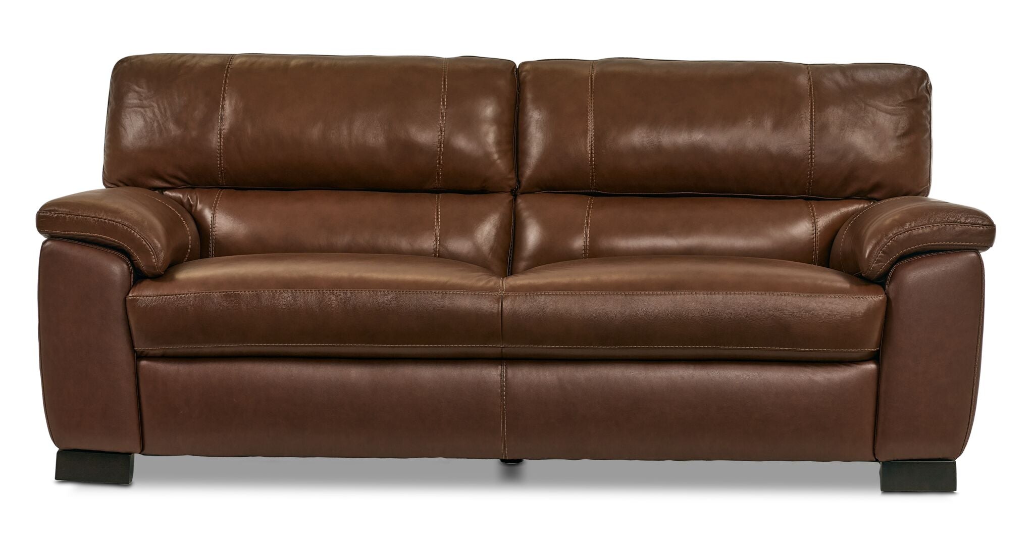 Maddox Leather Sofa - Cognac