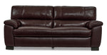 Maddox Leather Sofa - Dark Brown