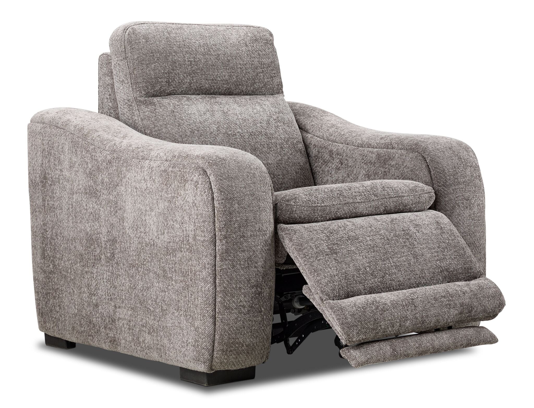 Madison Dual Power Recliner - Brown