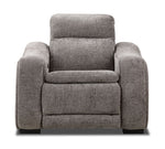 Madison Dual Power Recliner - Brown