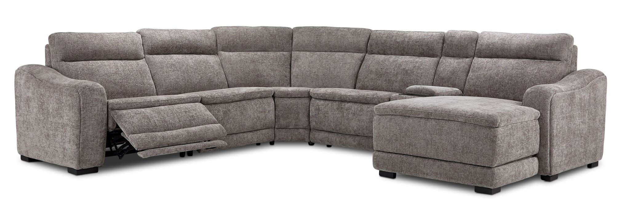 Madison 6-Piece Dual Power Reclining Sectional with Right-Facing