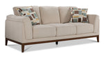 Madrid Sofa, Loveseat and Chair Set - Beige