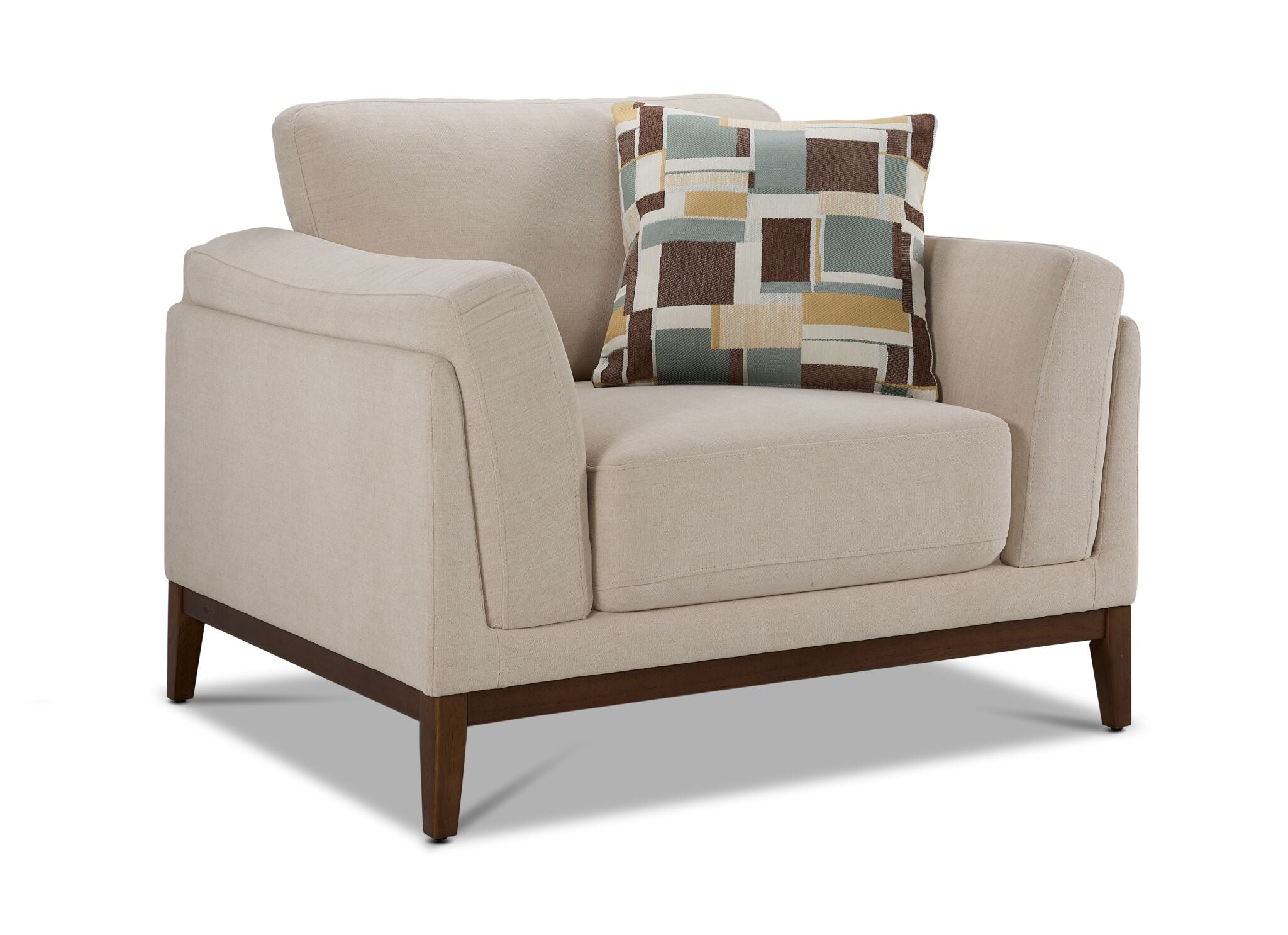 Madrid Sofa, Loveseat and Chair Set - Beige