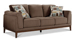 Madrid Sofa and Chair Set - Dark Brown