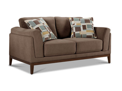 Madrid Loveseat - Dark Brown