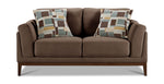 Madrid Loveseat - Dark Brown