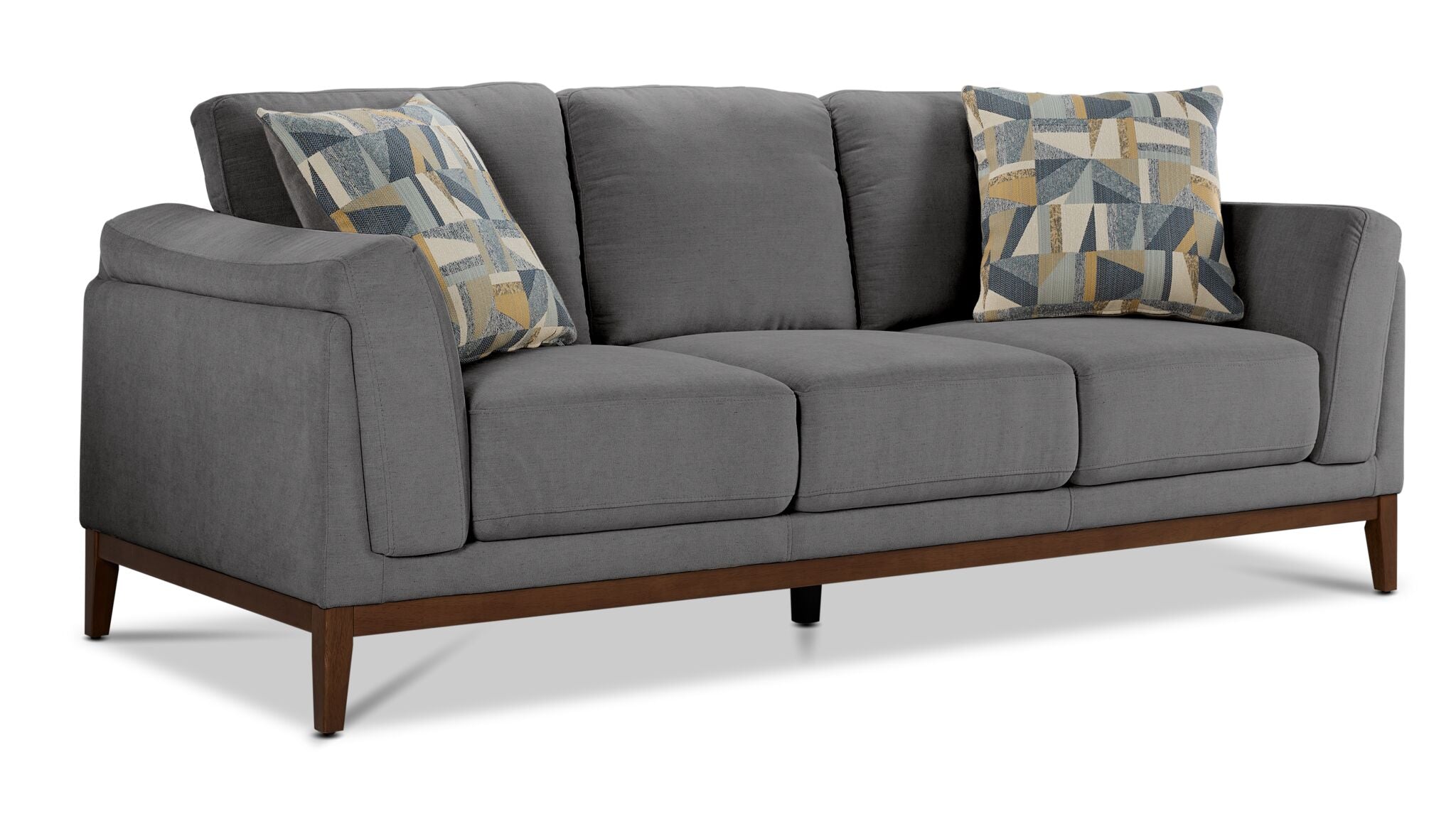 Madrid Sofa and Chair Set - Grey