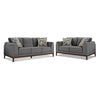 Madrid Sofa and Loveseat Set - Grey
