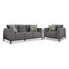Madrid Sofa and Chair Set - Grey