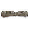 Madrid Sofa and Loveseat Set - Green