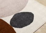 Warm Elements 7'10" x 10'6" Pebbles Design Area Rug - Cream