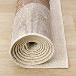 Warm Elements 7'10" x 10'6" Pebbles Design Area Rug - Cream