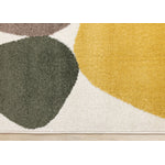 Warm Elements 7'10" x 10'6" Pebbles Design Area Rug - Cream