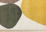 Warm Elements 7'10" x 10'6" Pebbles Design Area Rug - Cream