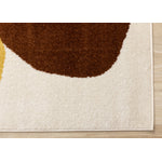 Warm Elements 7'10" x 10'6" Pebbles Design Area Rug - Cream