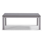 Malibu Outdoor Sintered Stone Top Coffee Table - White, Grey