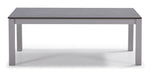 Malibu Outdoor Sintered Stone Top Coffee Table - White, Grey