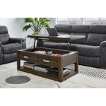 Manila 48" Lift-Top Coffee Table - Brown