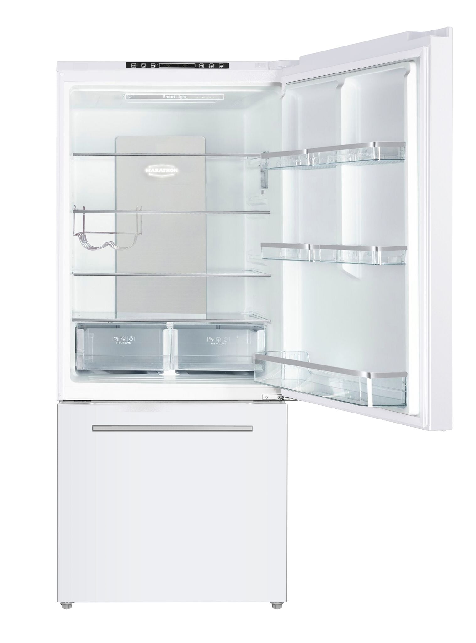 Marathon 30" 18 Cu. Ft. White Bottom-Freezer Refrigerator - MFF179WBM-RH